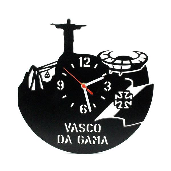 Relógio de Parede Decorativo - Vasco Meu Time do Coração - Wvm