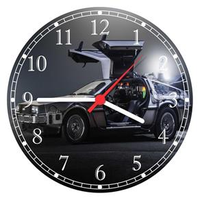 Relógio de Parede Delorean de Volta para o Futuro Decorar