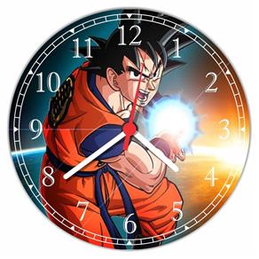 Relógio de Parede Desenho Dragon Ball Goku Anime