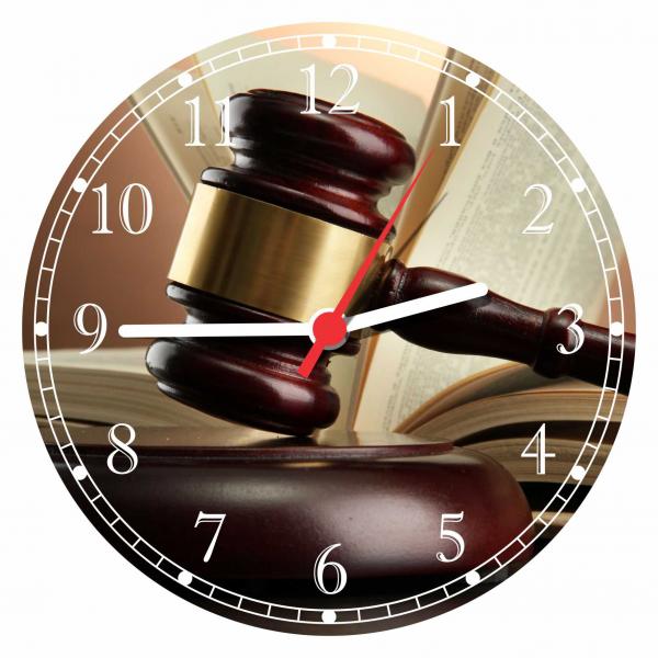 Relógio de Parede Direito Advocacias Escritórios Advogados Decorações - Vital Quadros