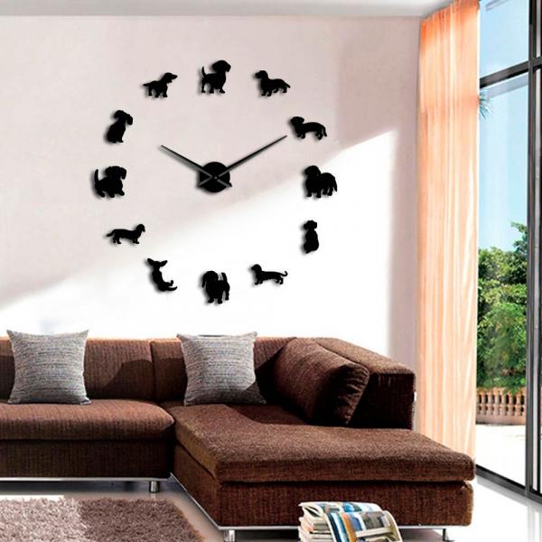 Relógio de Parede Dogs - The Vinyl Clock
