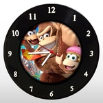 Relógio de Parede - Donkey Kong - em Disco de Vinil - Mr. Rock - Game