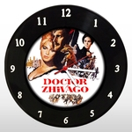 Relógio de Parede - Doutor Jivago - em Disco de Vinil - Mr. Rock - Cinema Vintage