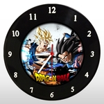 Relógio de Parede - Dragon Ball - em Disco de Vinil - Mr. Rock - Anime