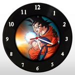 Relógio de Parede - Dragon Ball - em Disco de Vinil - Mr. Rock - Goku - Anime