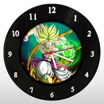 Relógio de Parede - Dragon Ball - em Disco de Vinil - Mr. Rock - Super Broly - Anime