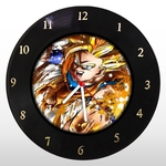 Relógio de Parede - Dragon Ball - em Disco de Vinil - Mr. Rock - Super Sayajin - Anime