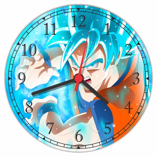 Relógio de Parede Dragon Ball Goku Anime Desenho - Vital Quadros