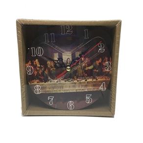 Relógio de Parede e Mesa Rústico Moderno Vintage Retrô 12 Cm