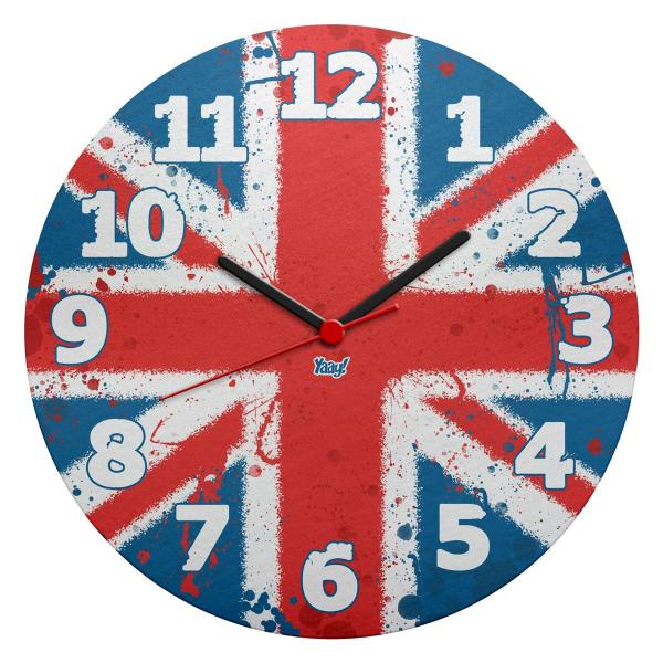 Relógio de Parede Ecológico UK Reino Unido - Yaay