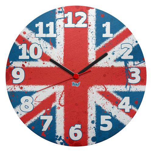 Relógio de Parede Ecológico UK Reino Unido