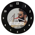 Relógio De Parede Em Disco De Vinil - Barbeiro - Mr. Rock