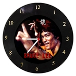 Relógio De Parede Em Disco De Vinil - Bruce Lee - Mr. Rock