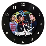 Relógio De Parede Em Disco De Vinil - Green Day - Mr. Rock