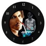 Relógio De Parede Em Disco De Vinil - Johnny Depp - Mr. Rock