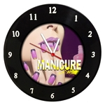Relógio De Parede Em Disco De Vinil - Manicure - Mr. Rock