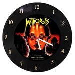 Relógio De Parede Em Disco De Vinil - Metropolis - Mr. Rock