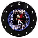 Relógio De Parede Em Disco De Vinil - Napalm Death Mr. Rock