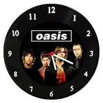 Relógio De Parede Em Disco De Vinil - Oasis - Mr. Rock