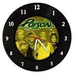 Relógio De Parede Em Disco De Vinil - Poison - Mr. Rock