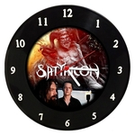 Relógio De Parede Em Disco De Vinil - Satyricon - Mr. Rock