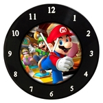 Relógio De Parede Em Disco De Vinil - Super Mario - 02