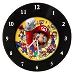 Relógio De Parede Em Disco De Vinil - Super Mario - 03