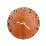 Relógio De Parede Em Madeira Âmbar 27cm