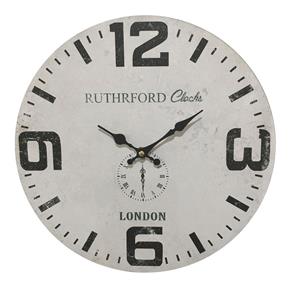 Relógio de Parede em Madeira Ruthford Ø34cm