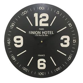 Relógio de Parede em Madeira Union Hotel Ø34cm