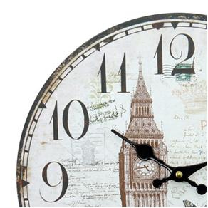 Relógio de Parede em Mdf London - The Home
