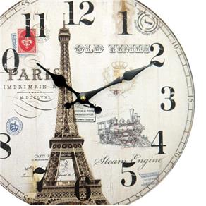 Relógio de Parede em Mdf Paris - The Home
