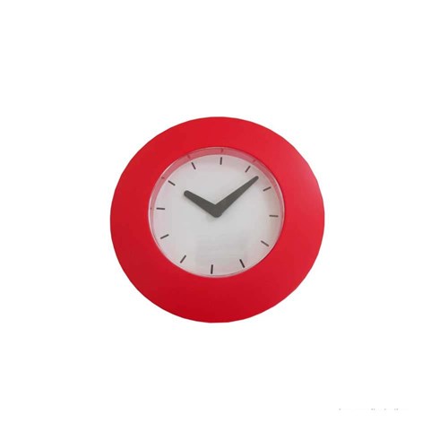 Relógio de Parede em Plástico Ik606-W Vermelho Coisas e Coisinhas Coisas e Coisinhas
