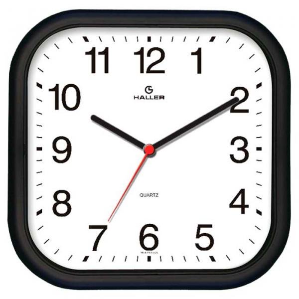 Relógio de Parede Epcot 5501/02 Preto e Branco - Haller