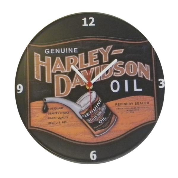 Relógio de Parede Estampa Harley Davidson Vinil 30X30 Cm - Maisaz