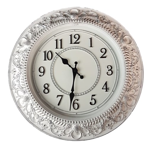 Relógio de Parede Estilo Antigo Vintage Detalhes Envelhecido 40X40 - Minas