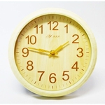 Relógio de Parede Estilo Madeira Clara - 25 x 25 cm - 72993 CL