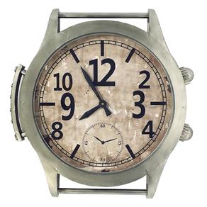 Relógio de Parede Estilo Pulso Oldway - em Metal - 62x60 Cm