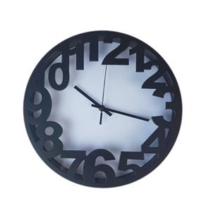 Relógio de Parede Estilo Vintage Detalhes Preto Minas