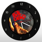 Relógio de Parede - Evil Dead - em Disco de Vinil - Mr. Rock - A Morte Do Demônio