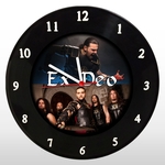Relógio de Parede - Ex Deo - em Disco de Vinil - Mr. Rock - Death Metal