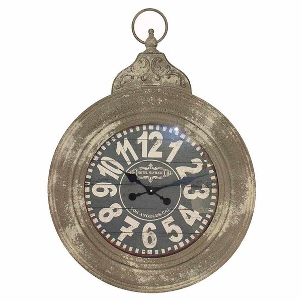 Relógio de Parede Ferro Redondo Oldway 71x52x6