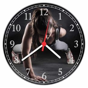 Relógio de Parede Fitness Academias Pilates Musculação
