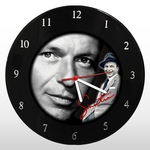Relógio de Parede - Frank Sinatra - em Disco de Vinil - Mr. Rock - Cantor