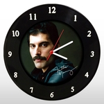 Relógio de Parede - Freddie Mercury - em Disco de Vinil - Mr. Rock - Queen