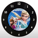 Relógio de Parede - Frozen - em Disco de Vinil - Mr. Rock – Disney