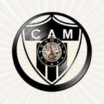 Relógio de Parede Futebol Times Atlético Mineiro Vinil LP Retrô