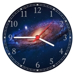 Relógio De Parede Galáxias Astronomia Espaço Sideral Decoração