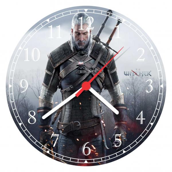 Relógio de Parede Games Jogos The Witcher Decorar - Vital Quadros