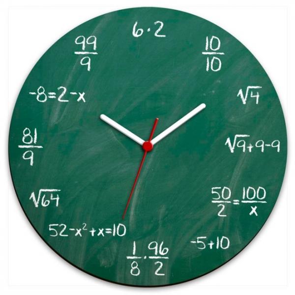 Relógio de Parede Geek Blackboard. - Yaay